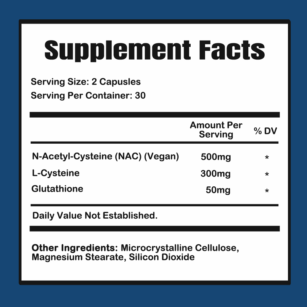NAC + Glutathione Complex Supplement