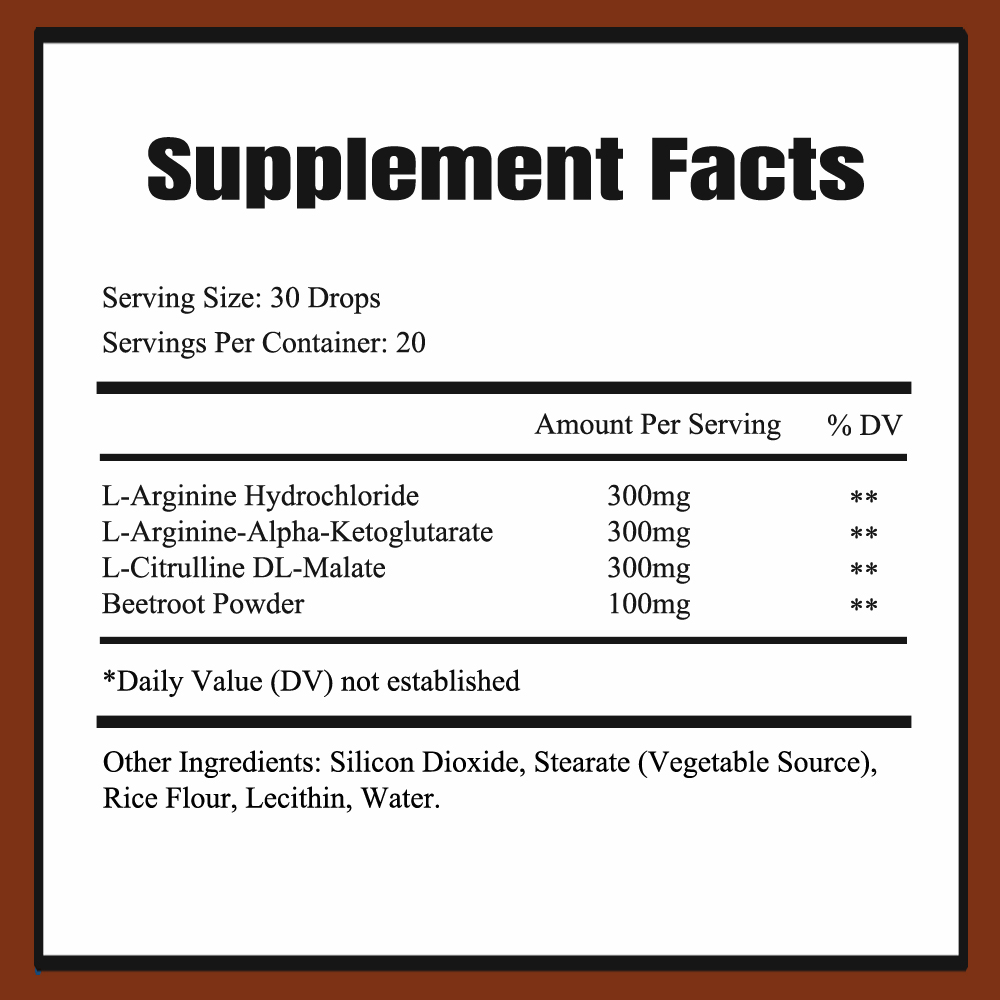 Gocce liquide di L-arginina