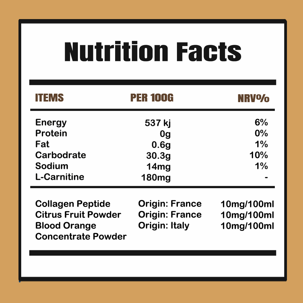 Ginseng Peptide L-Carnitine Complex Vitality Drink