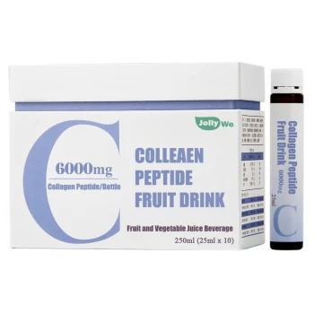 Peptídeos de colágeno bebida de frutas para clareamento da pele