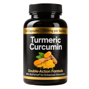 95% Turmeric Curcumin with BioPerine 1300mg Herbal Supplement
