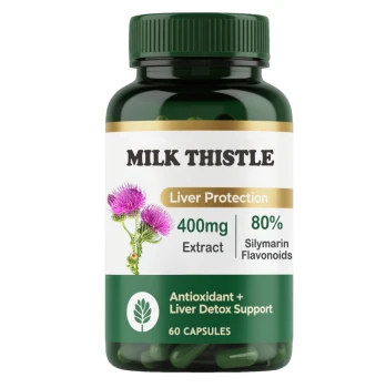 นม Thistle 32,000 mg strenght กับ 80% silymarin flavonoids