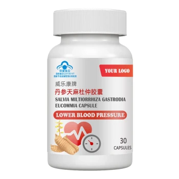 Pressão arterial inferior Salvia Miltiorrhiza Gastrodia Ulmoides Capsule