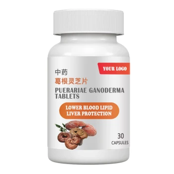 Erva chinesa lipídios lipídios inferiores kudzu root reishi comprimidos