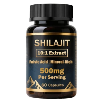 Viên nang Shilajit tinh khiết 1000mg mỗi lần bổ sung dinh dưỡng phục vụ