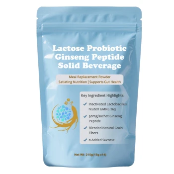Laktosa probiotik ginseng peptida minuman padat
