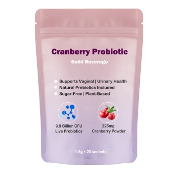 เครื่องดื่มโปรไบโอติกแครนเบอร์รี่ช่วยเสริมสร้างสุขภาพช่องคลอดและทางเดินปัสสาวะ