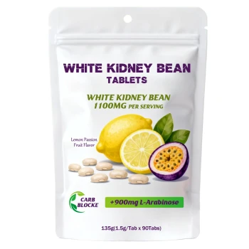 Comprimidos mastigáveis ​​de feijão branco para bloqueio de carboidratos