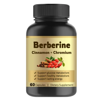 Berberine Glucose Support with Cinnamon, Chromium - Improve Metabolic Health