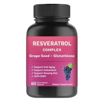 Natürliches Resveratrol-Antioxidans-Anti-Aging-Nahrungsergänzungsmittel mit Traubenkernextrakt und Glutathion